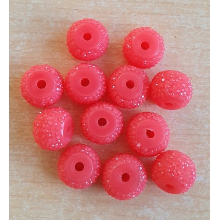 Sparkling Resin Perlen coralle