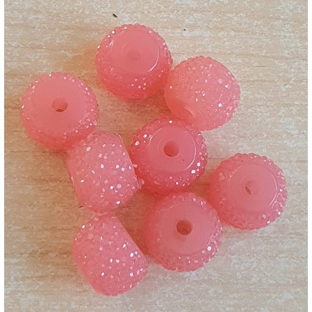 Sparkling Resin Perlen lachs