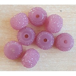 Sparkling Resin Perlen mauve