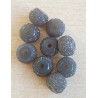 Sparkling Resin Perlen grau