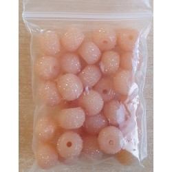Sparkling Resin Perlen helles lachs