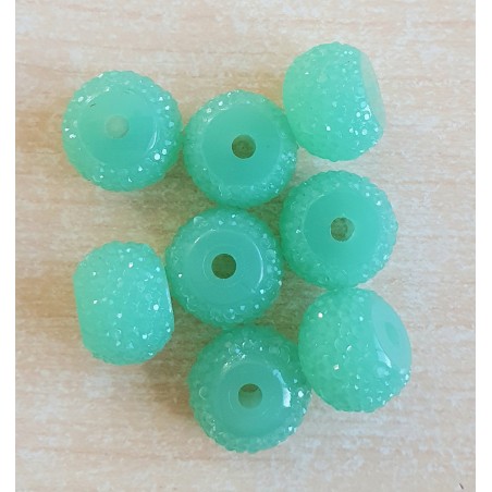 Sparkling Resin Perlen mint