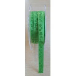 Dekoband Blumen grün
