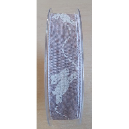 Dekoband Kaninchen taupe