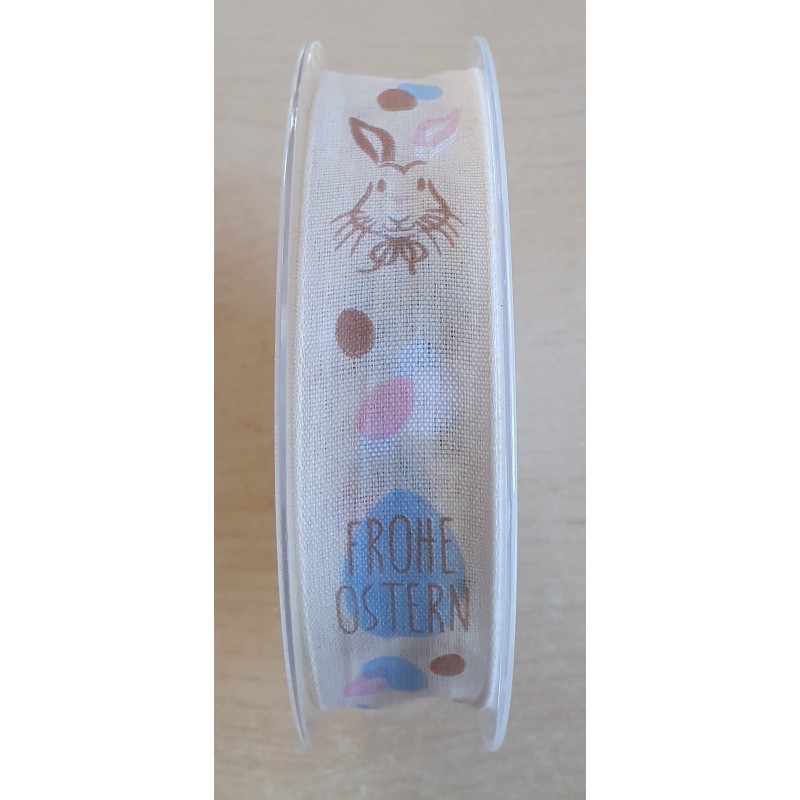Dekoband Kaninchen creme