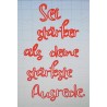 Schablone Sei stärker.....