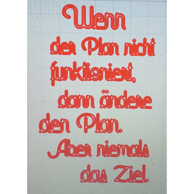 Schablone Plan....