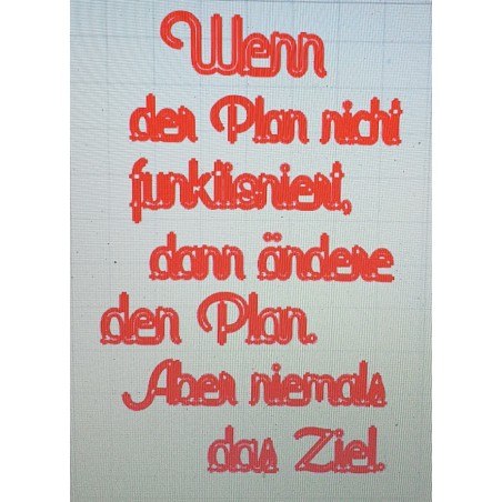 Schablone Plan....