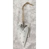 Metall Herz mit Krone 2