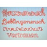 Schablone Herzensmensch