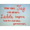 Schablone Tag/Lächeln