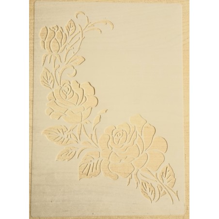 Schablone Rosen