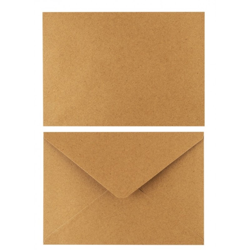 Kraftpapier Umschläge natur