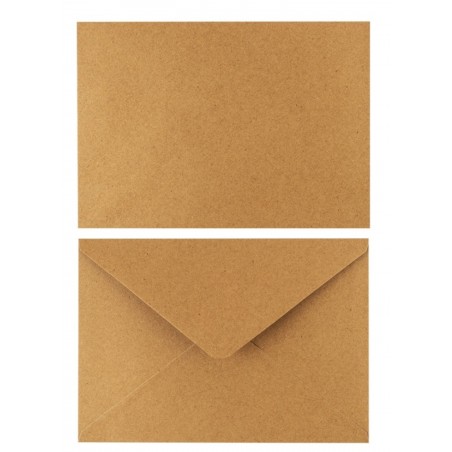 Kraftpapier Umschläge natur