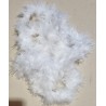 Feder Girlande weiss