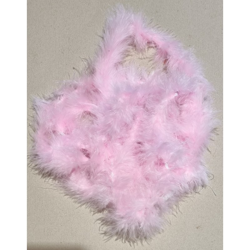 Feder Girlande rosa