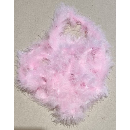 Feder Girlande rosa