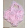 Feder Girlande rosa