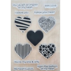 Clear Stamps Herzen