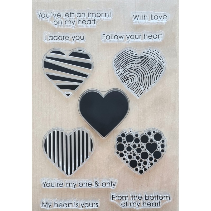 Clear Stamps Herzen