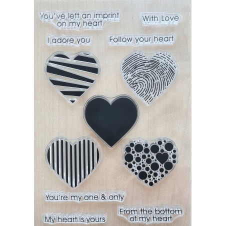 Clear Stamps Herzen