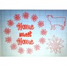 Schablone Home sweet Home