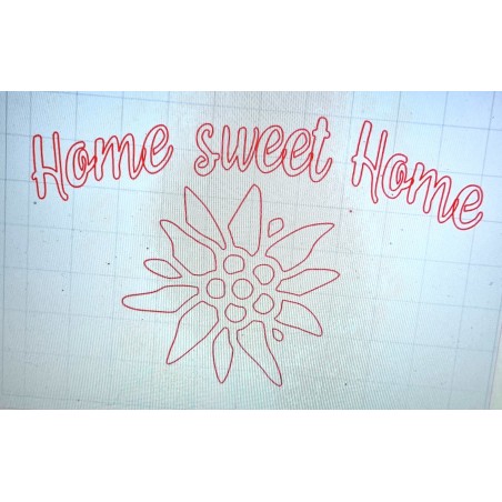 Schablone Home sweet Home