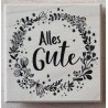 Holz Stempel Alles Gute