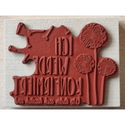Holz Stempel Ich werde Konfirmiert
