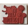 Holz Stempel Ich werde Konfirmiert
