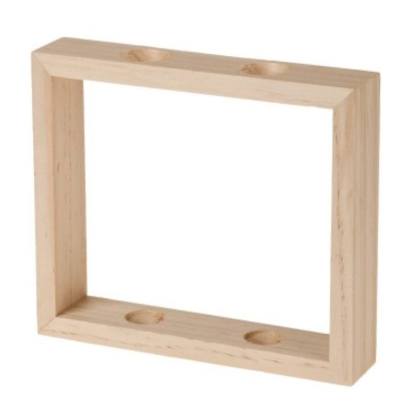 Holzrahmen für Reagenzglas