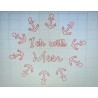 Schablone Ich will Meer