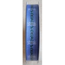 Dekoband Edelweiss hellblau