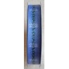 Dekoband Edelweiss hellblau