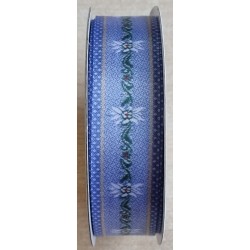 Dekoband Edelweiss hellblau