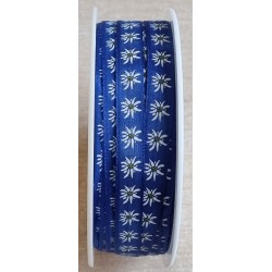 Dekoband Edelweiss blau