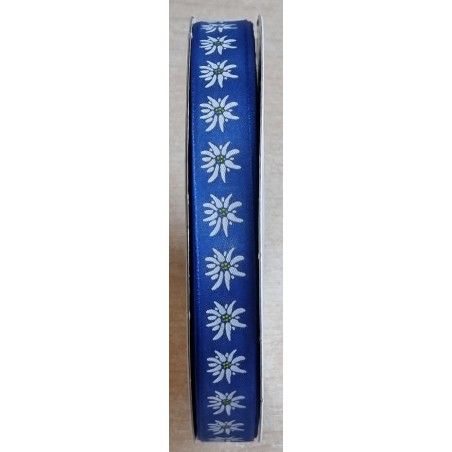 Dekoband Edelweiss blau