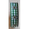 Dekoband Edelweiss grün kariert