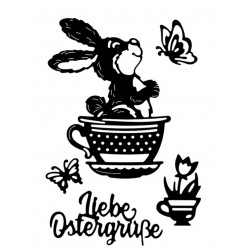 Metall Stanzform Liebe Ostergrüsse