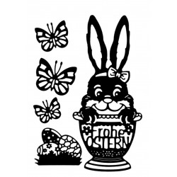 Metall Stanzform Osterhase/Eierbecher