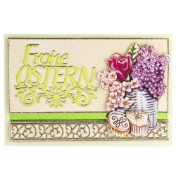 Metall Stanzform Frohe Ostern