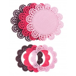 Filz Rähmchen rosa/pink