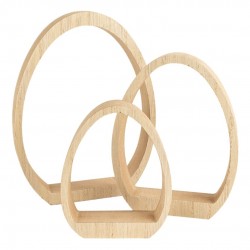 Holz Ei hohl