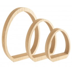 Holz Ei hohl