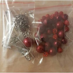Engel Bastelset Weinrot