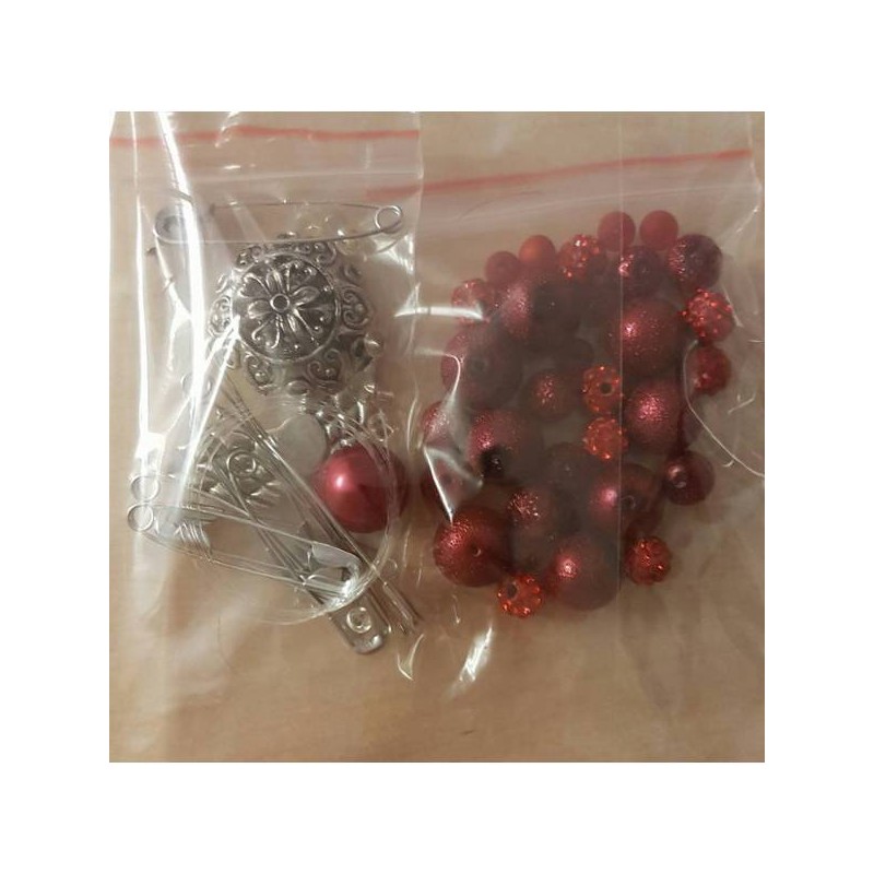 Engel Bastelset Weinrot