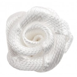 Satinrose weiss