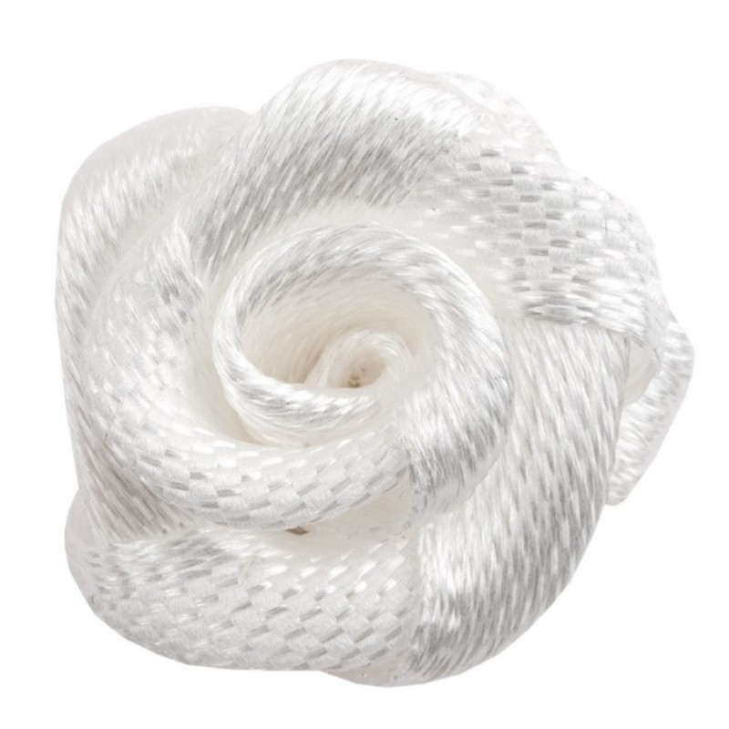 Satinrose weiss