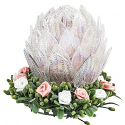 Satinrose weiss
