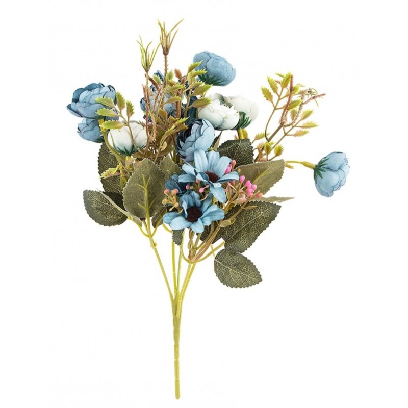 Blumenstrauss (künstlich) Margeriten blau
